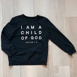 Boys: Black Graphic Sweatshirt